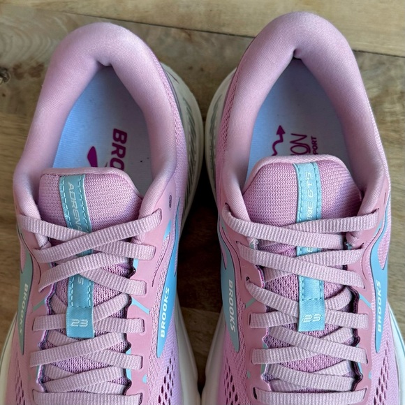 Brooks Adrenaline GTS 23 Women Running Shoes Pink Size 10 Stability Comfort - Picture 10 of 15